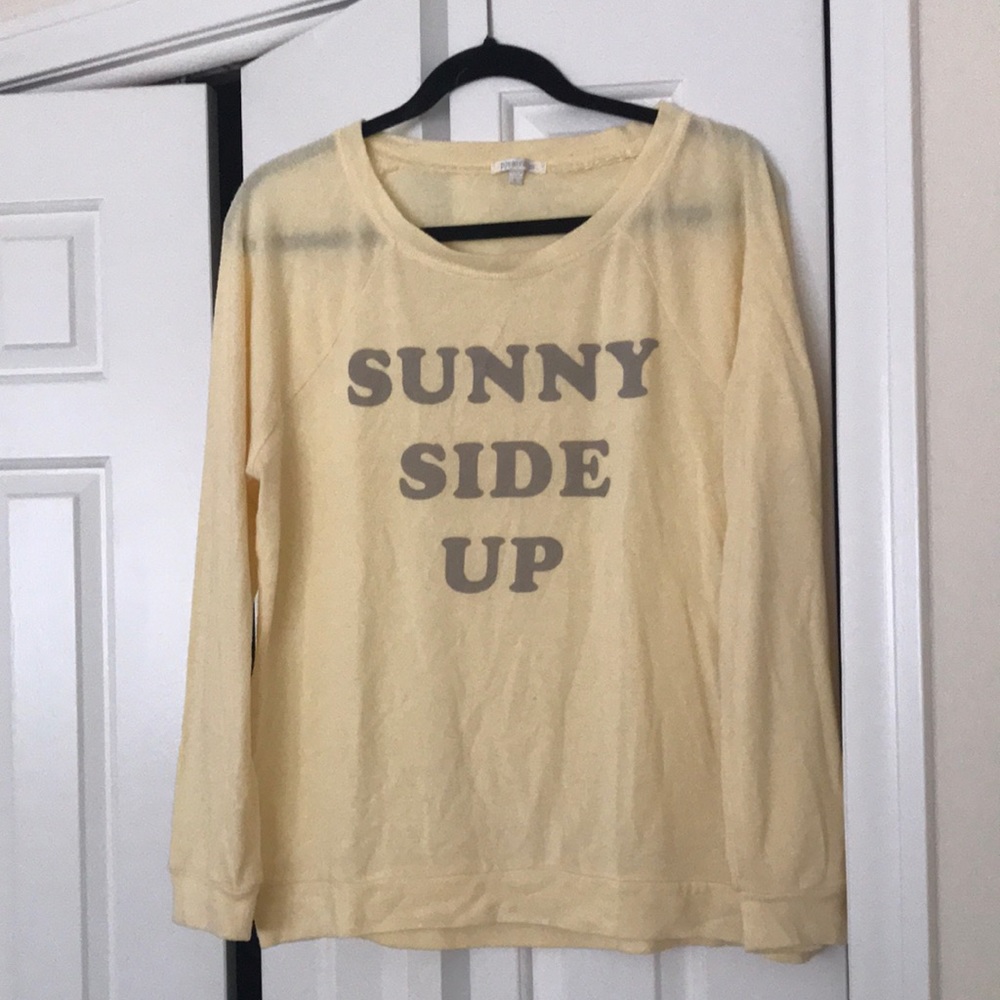 Yellow pullover